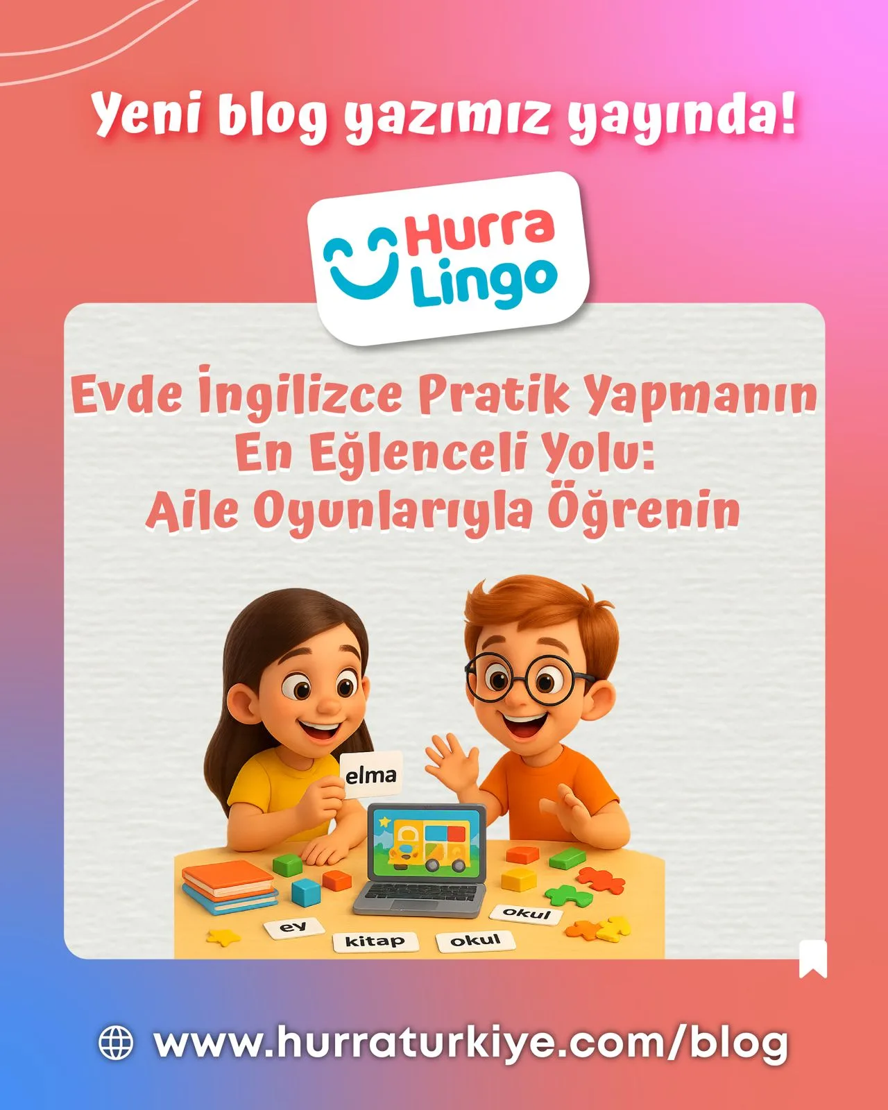 Evde İngilizce Pratik! Eğitici İngilizce Oyunlar